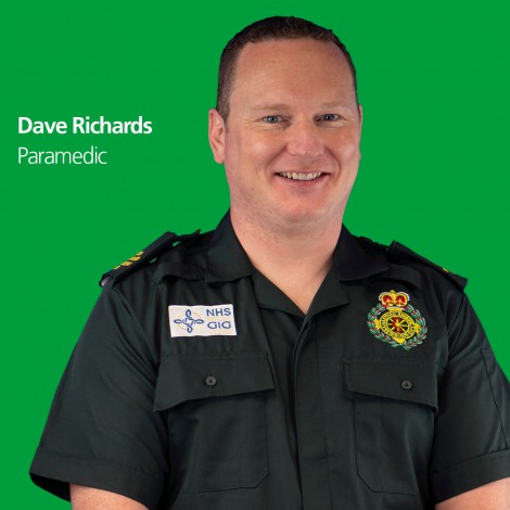 Dave Richards, Paramedic - case study