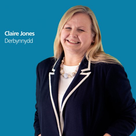 Claire Jones Derbynnydd case study